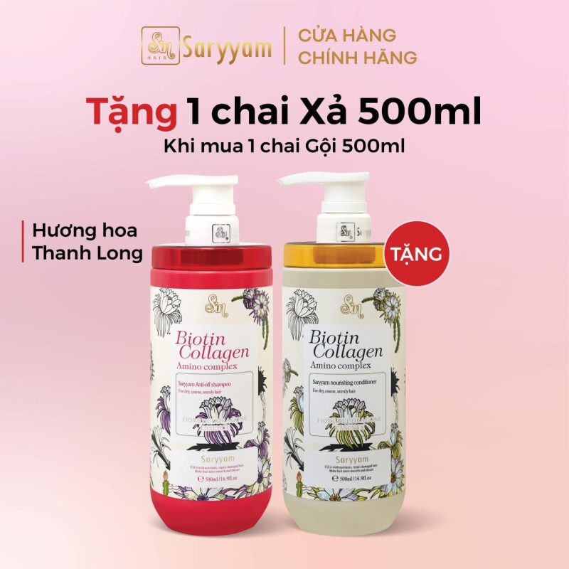 Dầu gội đầu thải độc hương nước hoa – Hương hoa thanh long