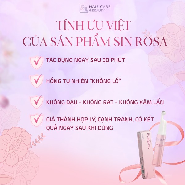 Kem làm hồng vùng kín và nhũ hoa SinRosa (Premium Version)