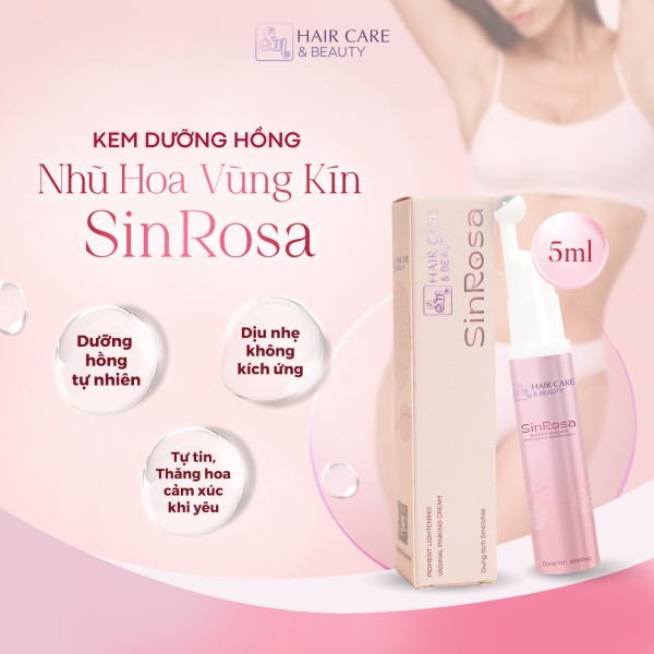 Kem trẻ hóa, làm hồng vùng kín SinRosa (5ml)