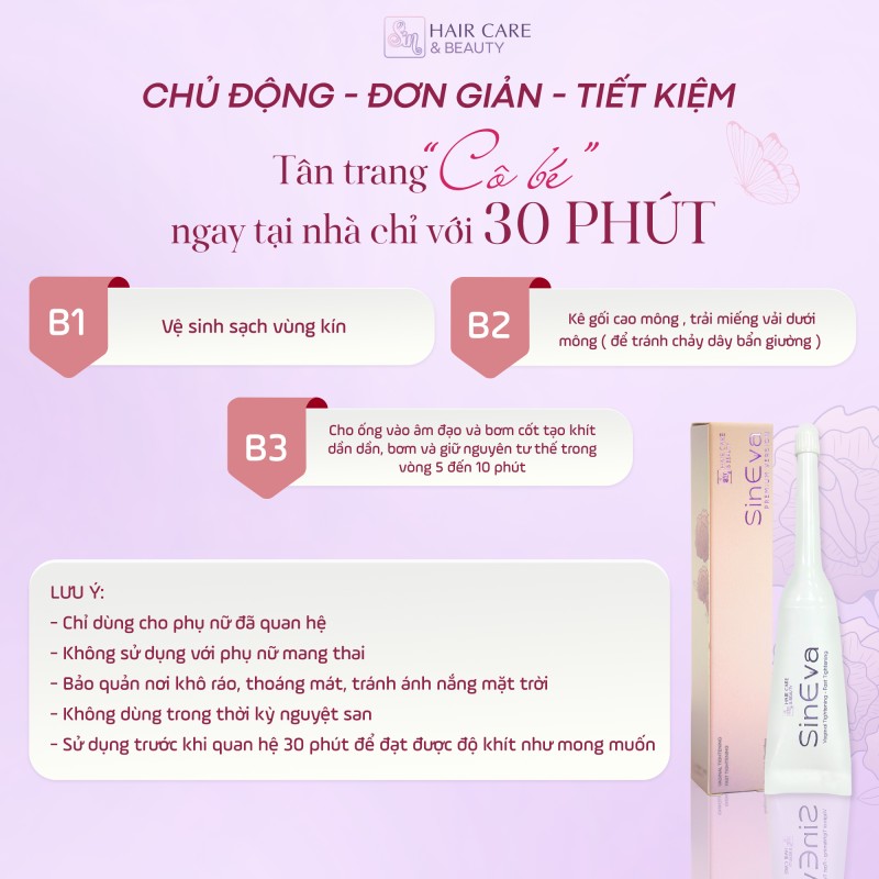 Tinh chất se khít SinEva - Vaginal Tightening (hộp 5 ống)